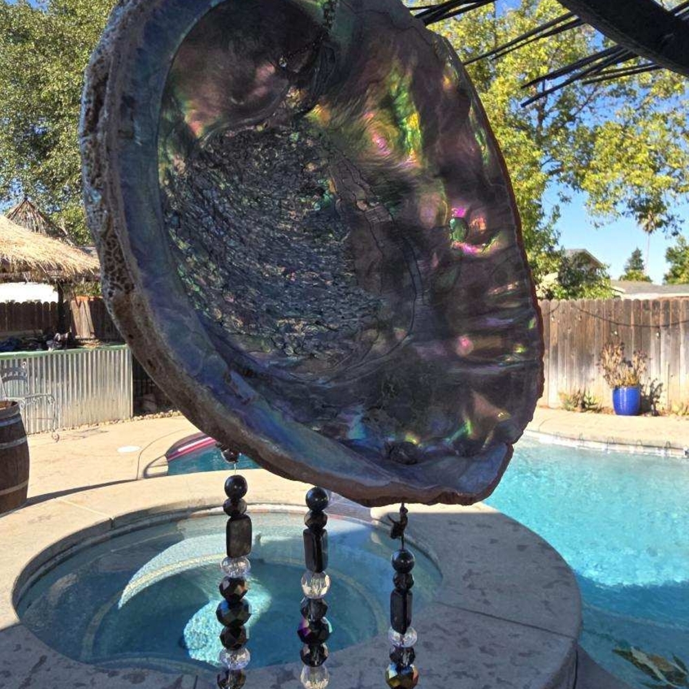 Iridescent Shell Wind Chime